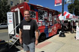 A history exhibit at Adams Morgan Day