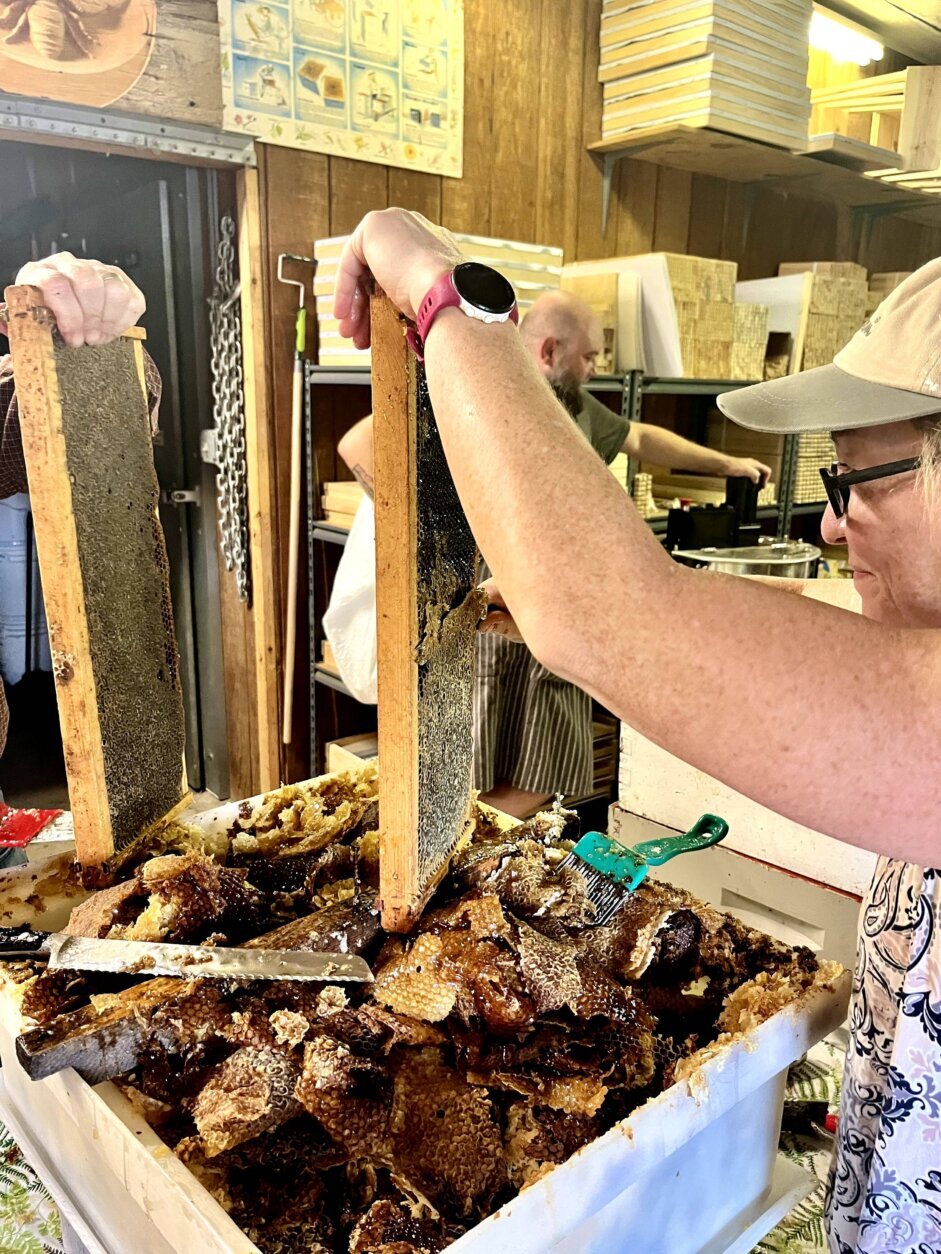 Waredaca Brewing Company, located on a sprawling 235-acre farm in Laytonsville, Maryland, has its own bees that provide honey for beer. (WTOP/Nick Iannelli)