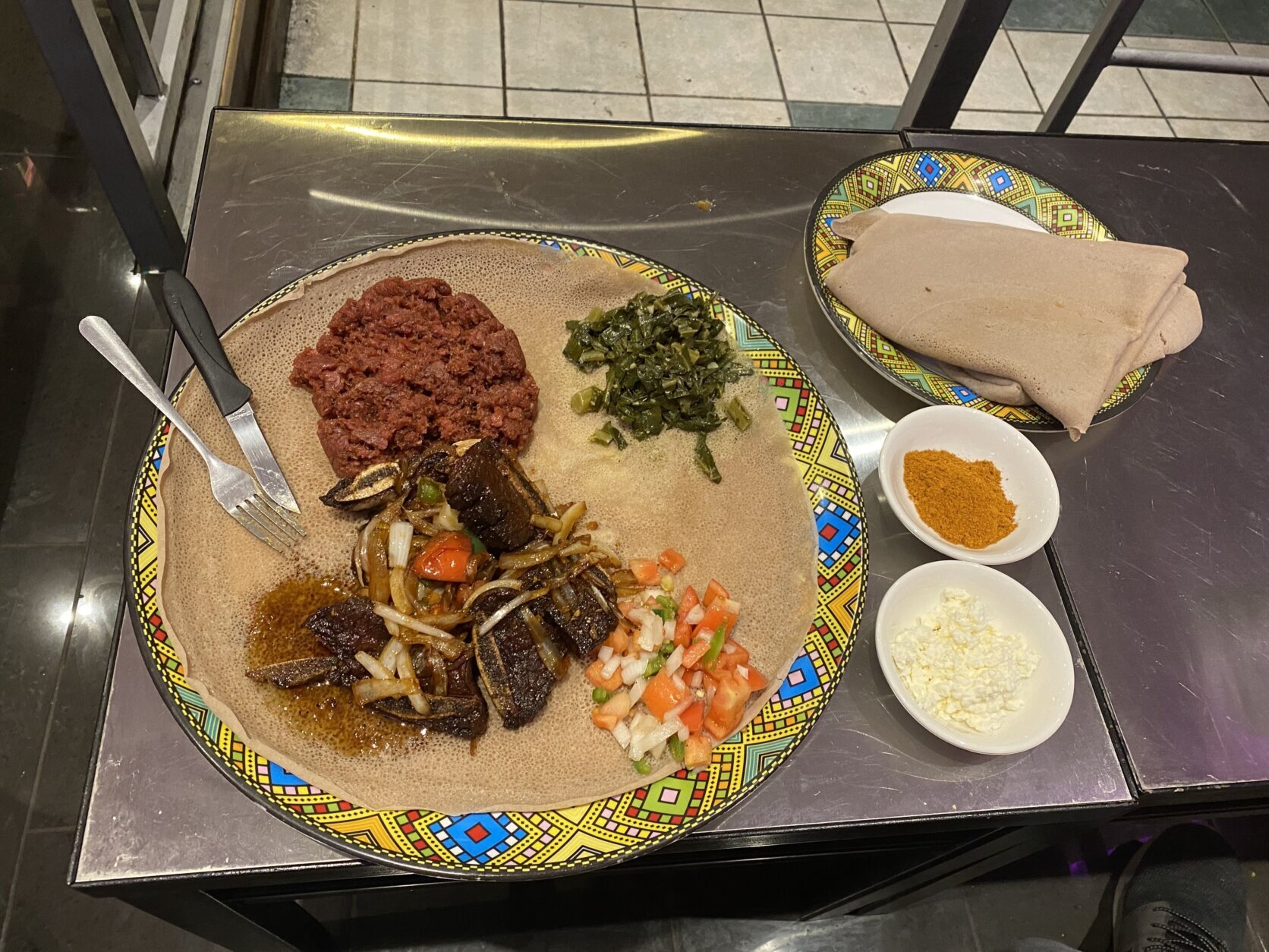 Dukem Ethiopian Restaurant food