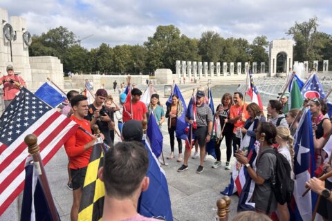 One man’s journey raising money for veterans just came to an end on the National Mall