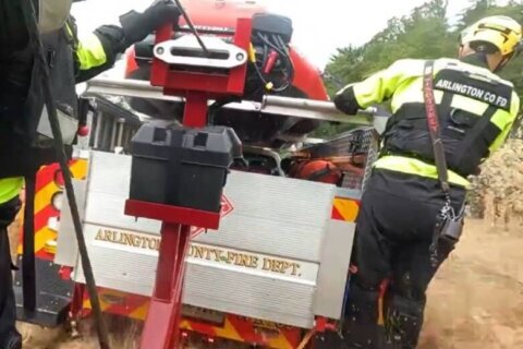 WATCH: Northern Virginia crews make water rescues in Southwest Virginia flooding caused by Helene