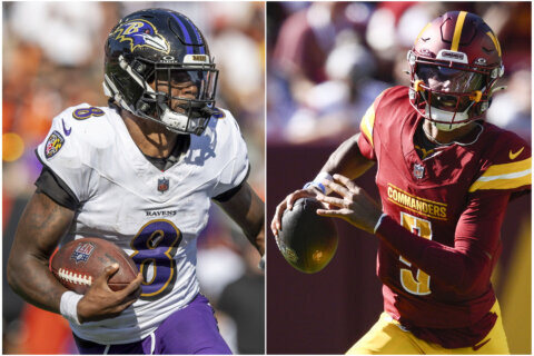 Must-see QBs face off when Jayden Daniels and the Commanders visit Lamar Jackson and the Ravens