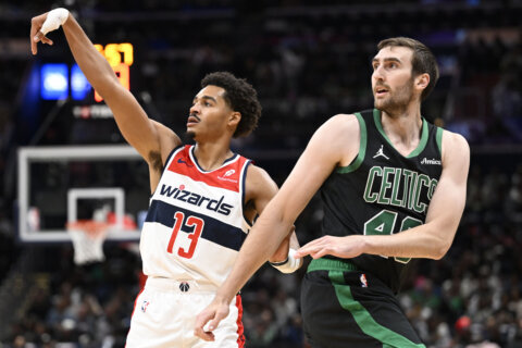 Tatum, Brown help Celtics rout Wizards 122-102 in first road game