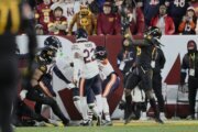 'Like a movie': Jayden Daniels throws Hail Mary TD pass as Commanders stun Bears