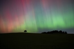 APTOPIX Britain Northern Lights