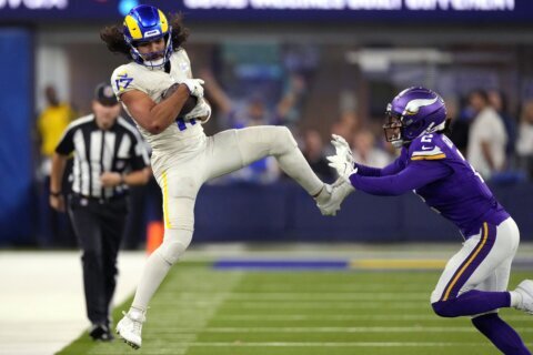 With Kupp and Nacua back from injury, Stafford throws 4 TD passes in Rams’ 30-20 win over Vikings