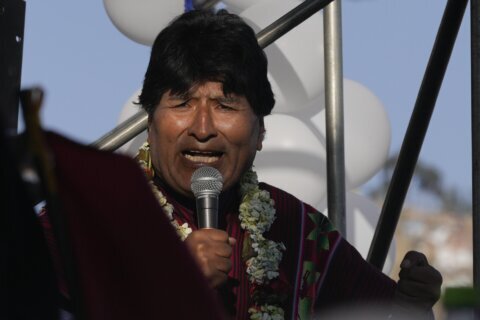 Bolivia’s former President Evo Morales claims his car was shot at in attempted assassination