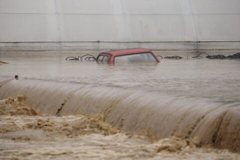 Rainstorms and heavy floods hit large parts of Bosnia, killing at least 16 people