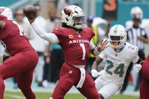 Kyler Murray rallies Cardinals to 28-27 win over Dolphins in Tua Tagovailoa’s return