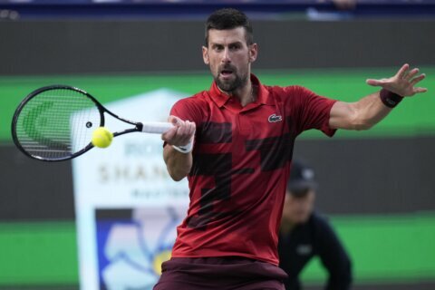 Djokovic tops Nadal before Sinner beats Alcaraz for the title at the Six Kings Slam exhibition