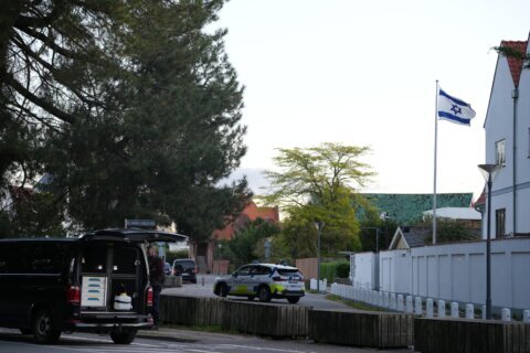 2 predawn explosions rock the area around the Israeli Embassy in Copenhagen but no one is injured