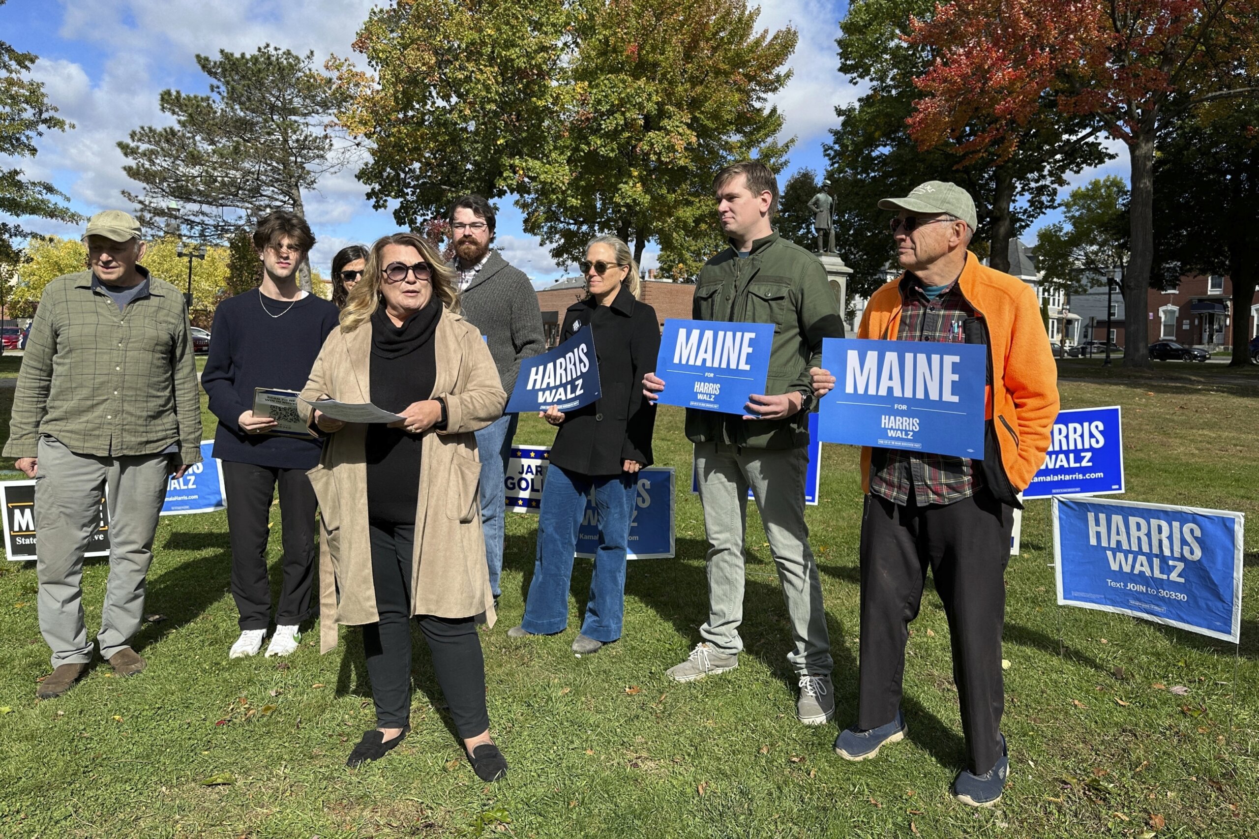 Harris eyes a rural Maine congressional district in a hunt for every