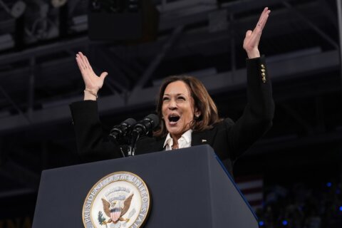 The Latest: Trump and Harris head back to Pennsylvania, the largest battleground state