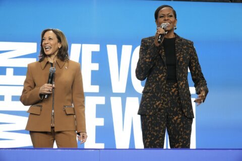 ‘Take our lives seriously,’ Michelle Obama pleads as she rallies for Kamala Harris in Michigan