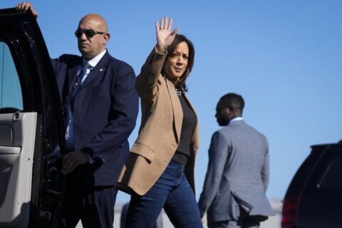 In a tight election where every vote counts, Harris is trying to squeeze a few out of Trump’s base