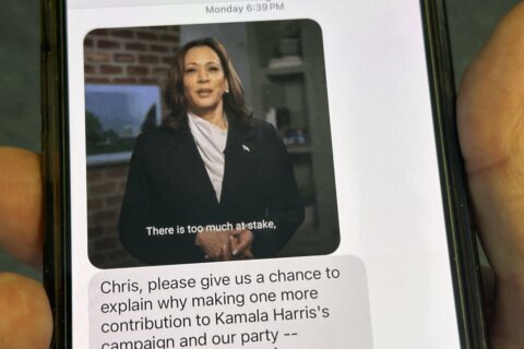 Ping! Harris and Trump are blowing up your phones with political texts in campaign’s last days