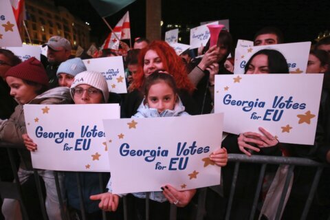 Georgia votes in an election that could take it toward the EU or into Russia’s orbit