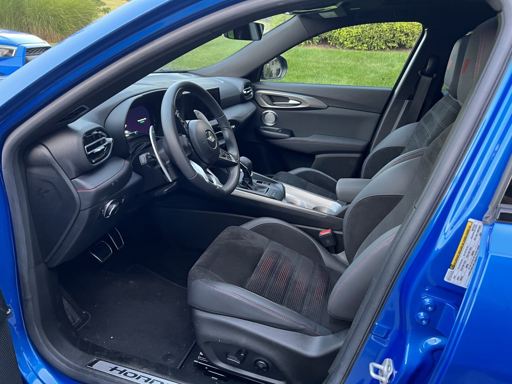 Interior of the Dodge Hornet R/T Plus