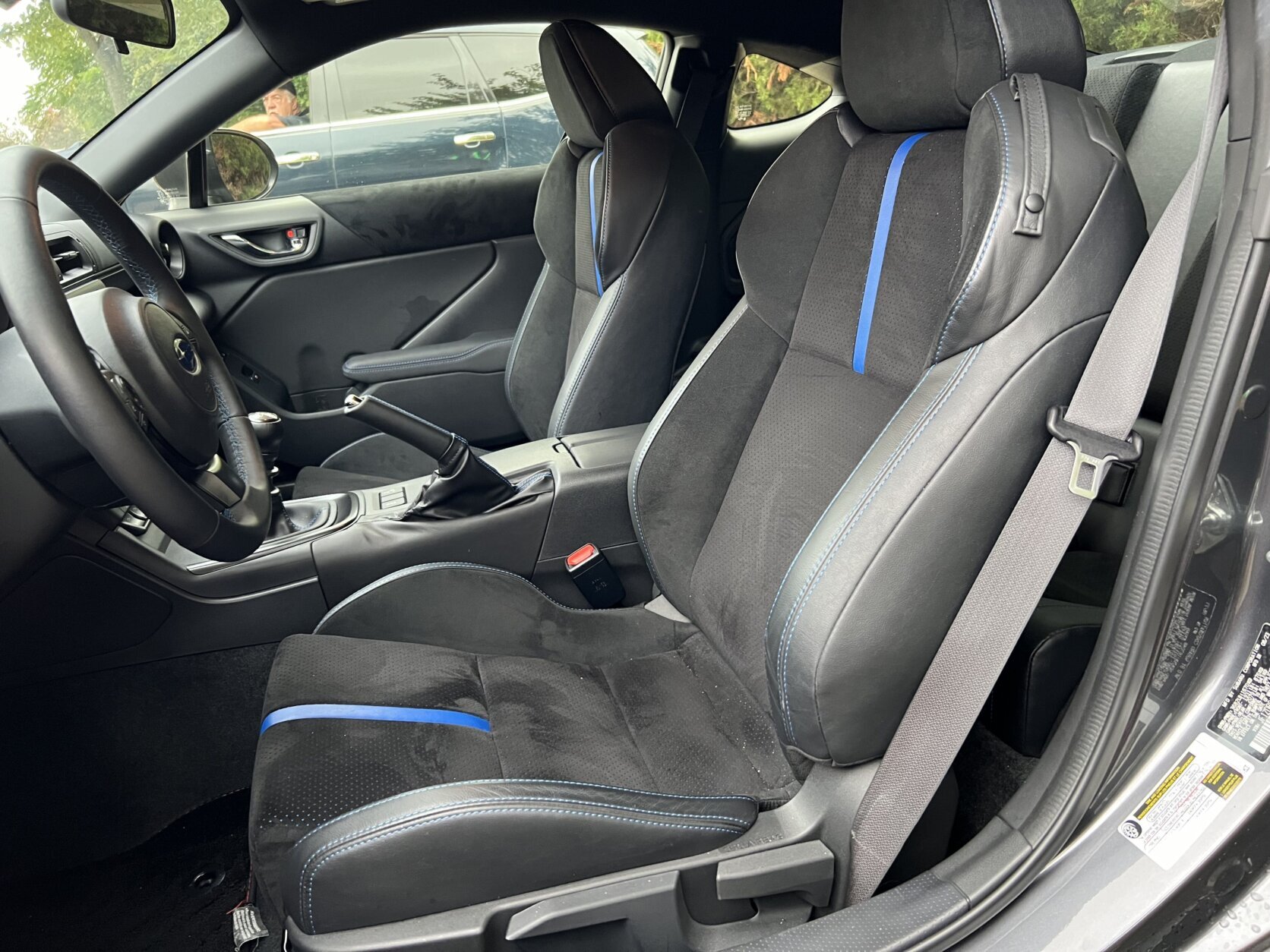 Interior of the Subaru BRZ