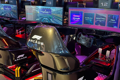 Step behind the wheel and go racing at DC’s brand-new F1 Arcade