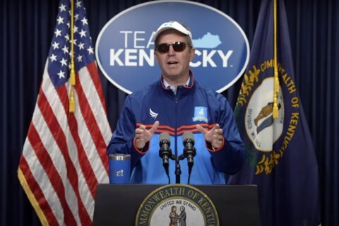 Kentucky Gov. Andy Beshear shows off his ‘Ted Lasso’ look on Halloween