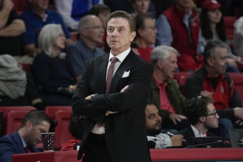 Rick Pitino makes surprise visit to Kentucky, says ‘I’m so happy to be back’ to support Mark Pope