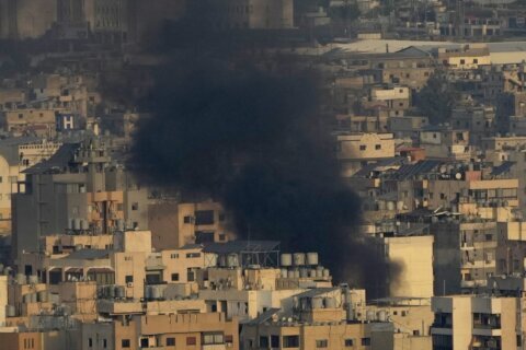 Middle East latest: Israeli jets strike Beirut’s southern suburbs