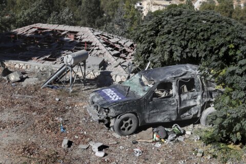 Israeli airstrike in south Lebanon kills 3 journalists as they sleep