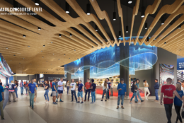 Main concourse level of Capital One Arena