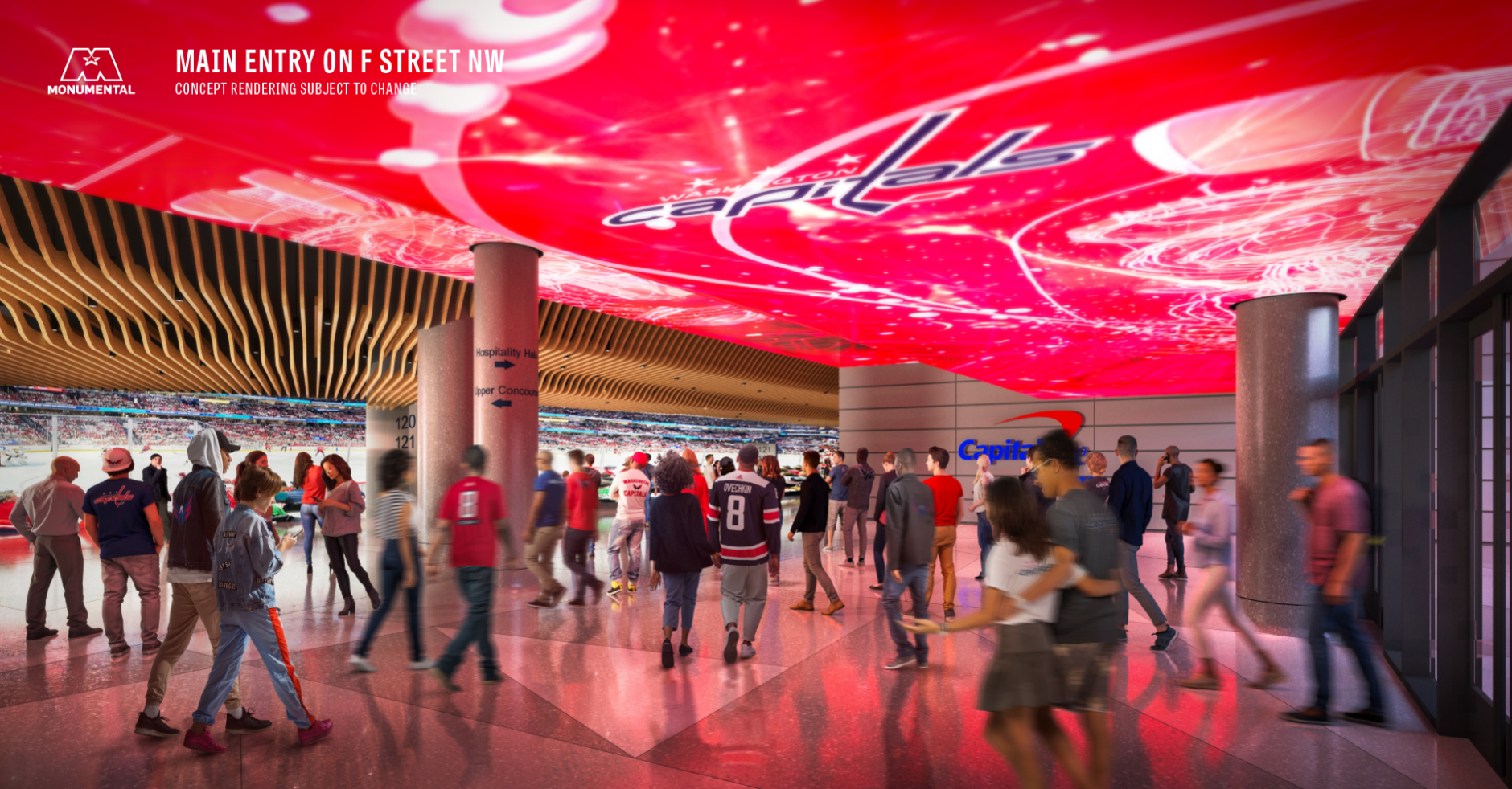 Renovated entrance on F Street