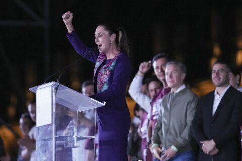 Claudia Sheinbaum sworn in as 1st female president of Mexico