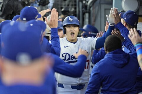 The Big Sho: Ohtani hits tying 3-run homer in playoff debut for the Los Angeles Dodgers in NLDS win