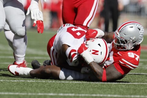 Will Howard throws for 3 touchdowns, but No. 4 Ohio State is sloppy in 21-17 win over Nebraska