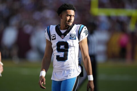 Panthers QB Bryce Young will start against Broncos after Andy Dalton sprains thumb in car crash