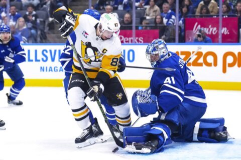 Penguins captain Sidney Crosby reaches 1,600 regular-season points milestone