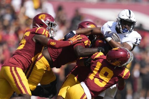 No. 4 Penn State rallies back to beat USC 33-30 in overtime on TE Tyler Warren’s record day