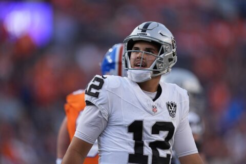 Raiders return to Aidan O’Connell as starting QB against the Steelers, benching Gardner Minshew