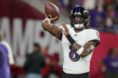 Lamar Jackson returns to practice, says there was no doubt he’d play this weekend