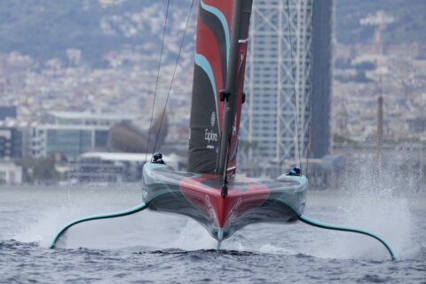 New Zealand needs one more win to retain America’s Cup after building 6-2 lead over Britannia