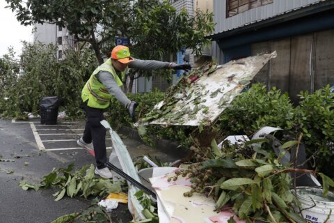 Work and travel resume across Taiwan after Typhoon Krathon finally dissipates