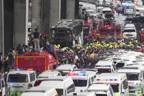 Bodies of the children and teachers who died in a Thai school bus fire returned home for funeral