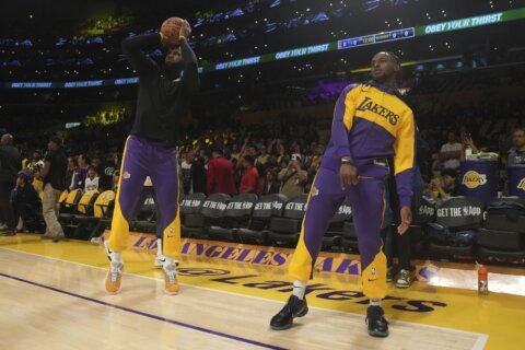 LeBron and Bronny James make history as the NBA’s first father-son duo to play together