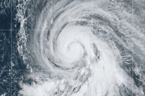 Hurricane Kirk strengthens into a Category 3 storm in the Atlantic