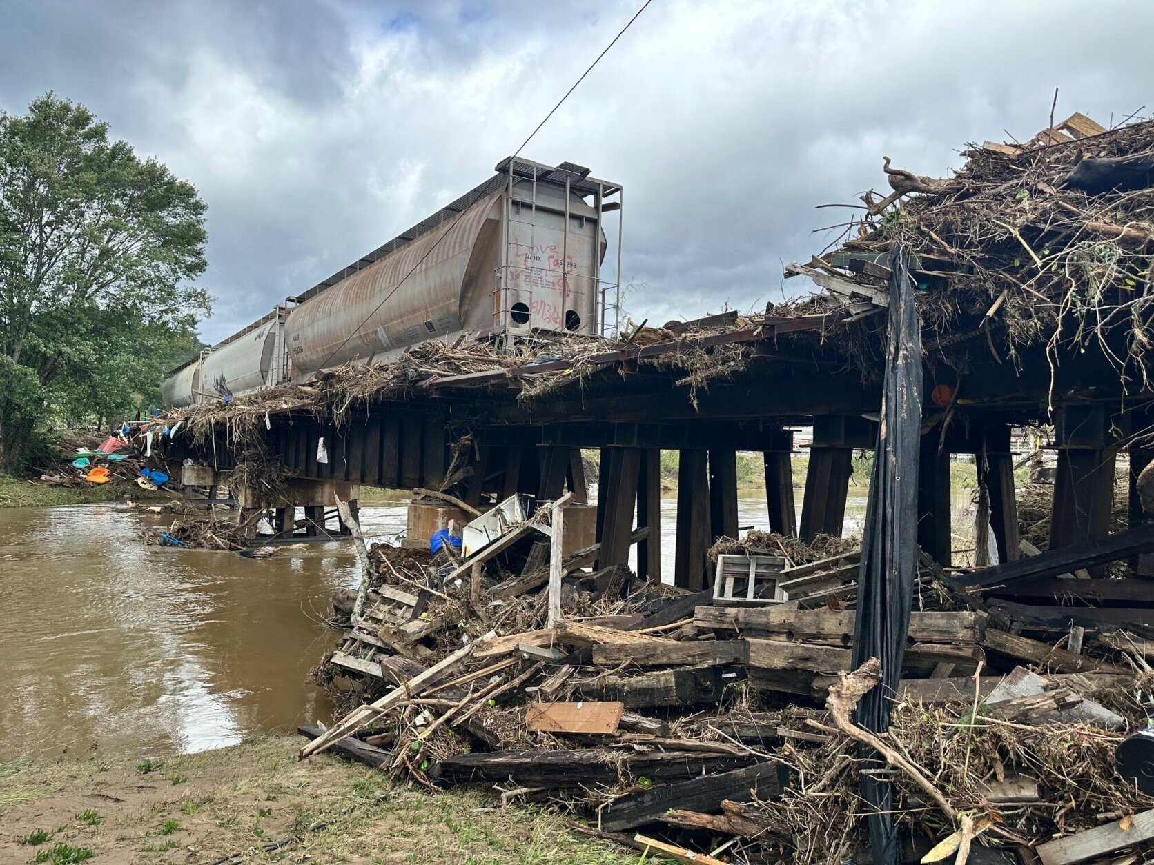 Helene recovery in Canton, North Carolina