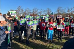 union workers unite with signs