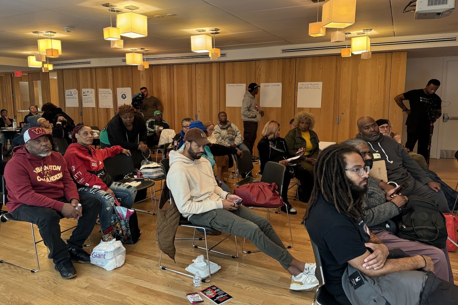 D.C. renters gathered in church auditorium