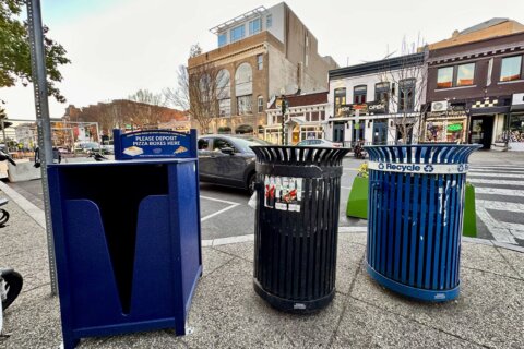 Get a slice of this: Adams Morgan’s new pizza box trash cans