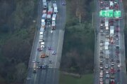 Man shot outside vehicle in Laurel, delays in I-95 northbound lanes