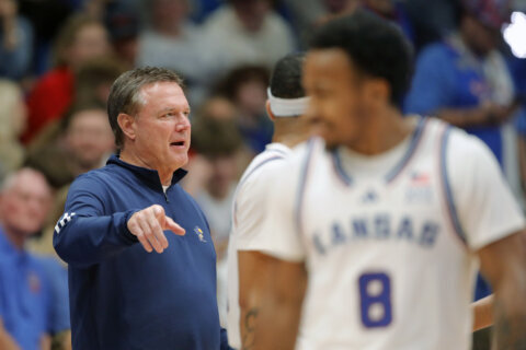 Bill Self becomes winningest coach in Kansas history, Jayhawks beat Michigan State 77-69