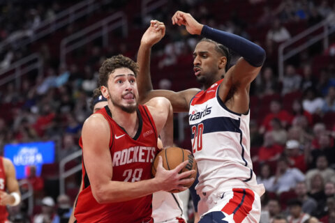 Alperen Sengun’s 27 points and 17 rebounds help Rockets beat Wizards 107-92